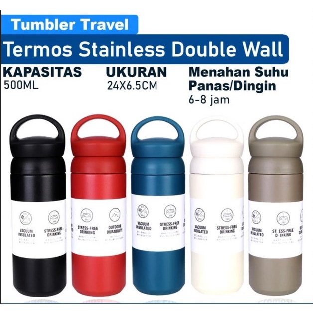 Jual Termos Air Panas Tumbler Air Japan Style Dengan Handle Japan Termos Hook Tumbler Air