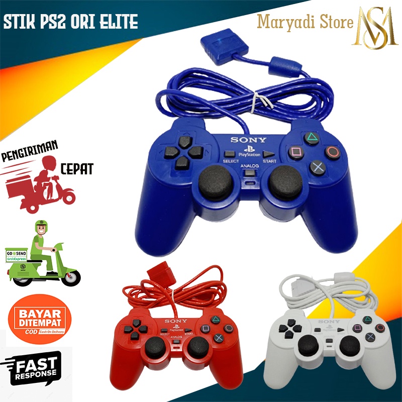 Stik Ps 2 / Stick Ps 2 / Stik Ps2 Elite / Stik Ps2 Ori Elite / Stik Ps2 Warna Kabel Serat / Stik Ps2