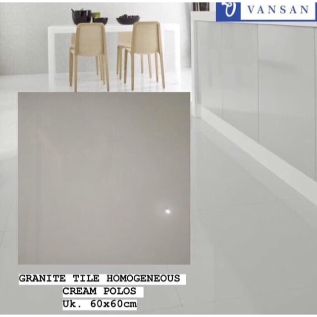 GRANITE TILE HOMOGENEOUS CREAM POLOS MURAHH
