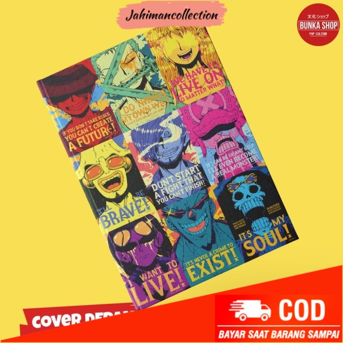 

✨ BISA COD ✨ Note Book One Piece Shp Crew Anime Hardcover