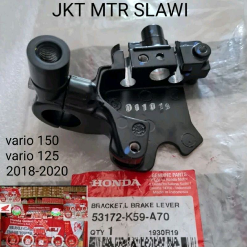 53172-K59-A70 rumah handle dudukan spion braket L brake lever + dudukan spion k81 vario 150 vario 12