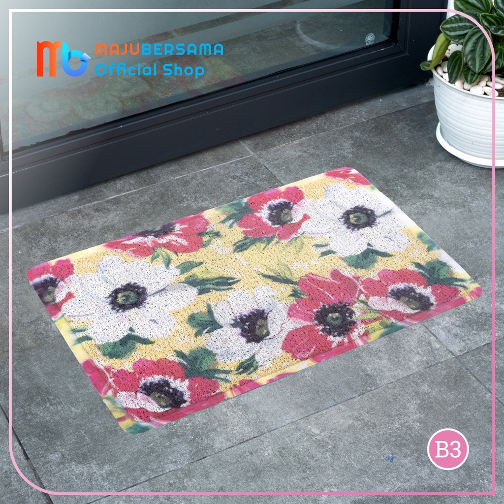 KESET MIE / KESET BIHUN/WELCOME BahanPVC PRINTING Anti Slip 40 x 60cm 6MOTIF