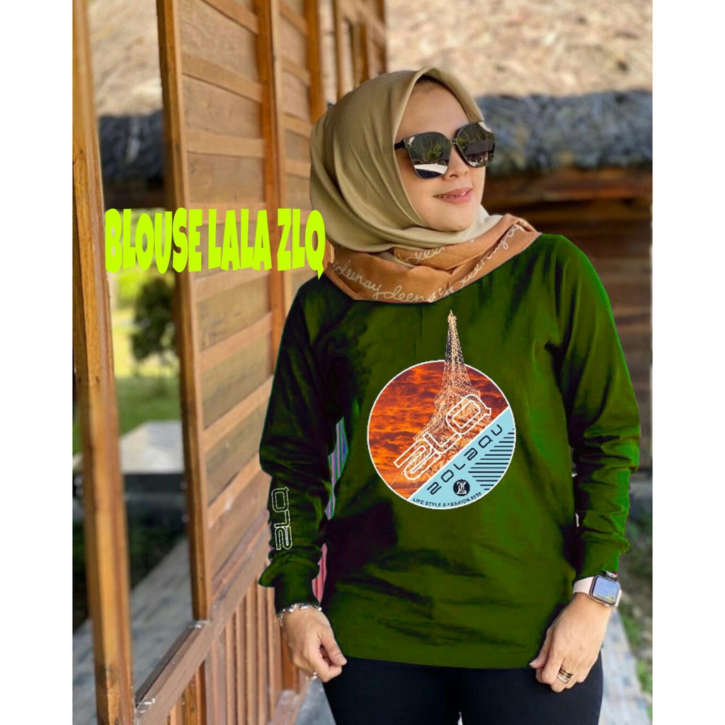 BLOUSE LALA ZLQ JUMBO / ATASAN WANITA SIZE XXL / BJU WANITA BIG SIZE