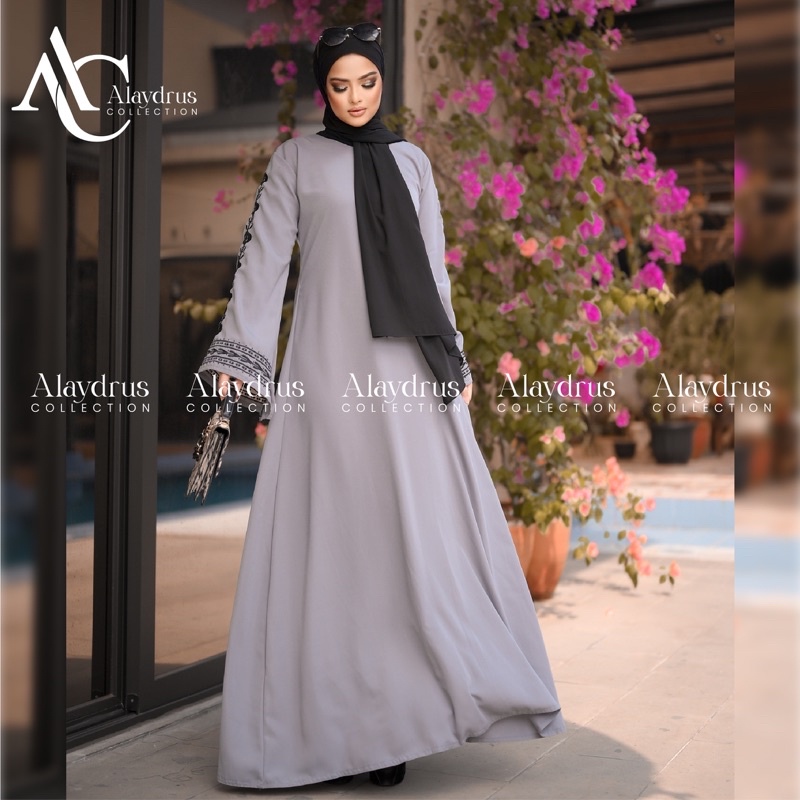 Abaya Bordir Saudi Abaya Turkey Hitam Gamis Dress Maxi Saudi 878
