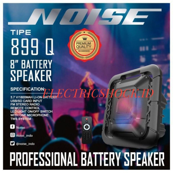 SPEAKER PORTABLE MEETING NOISE 899Q / 899-Q (8 INC) USB,BT ORI