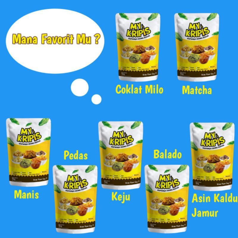 

[BEST SELLER] MY KRIPIS CAMILAN KEKINIAN | MY KRIPIS KRIPIK PISANG KEKINIAN | OLEH-OLEH KEKINIAN | KRIPIK ENAK PREMIUM LEZAT