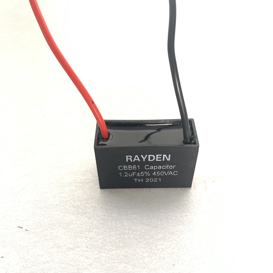 Kapasitor Kotak Kipas Angin 1.2uf Capasitor Capacitor 1.2uf Kabel