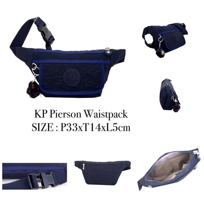 Kipling Ori pierson waistpack polos tas pinggang cowok cewek