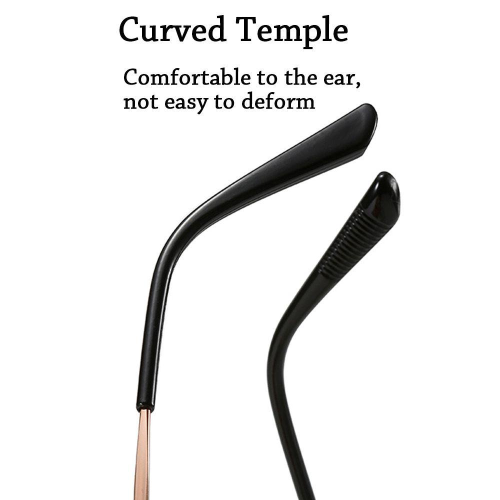 Populer Anti-Cahaya Biru Kacamata Kantor Perubahan Warna Tahan Lama Perlindungan Mata Bingkai Ultra Ringan