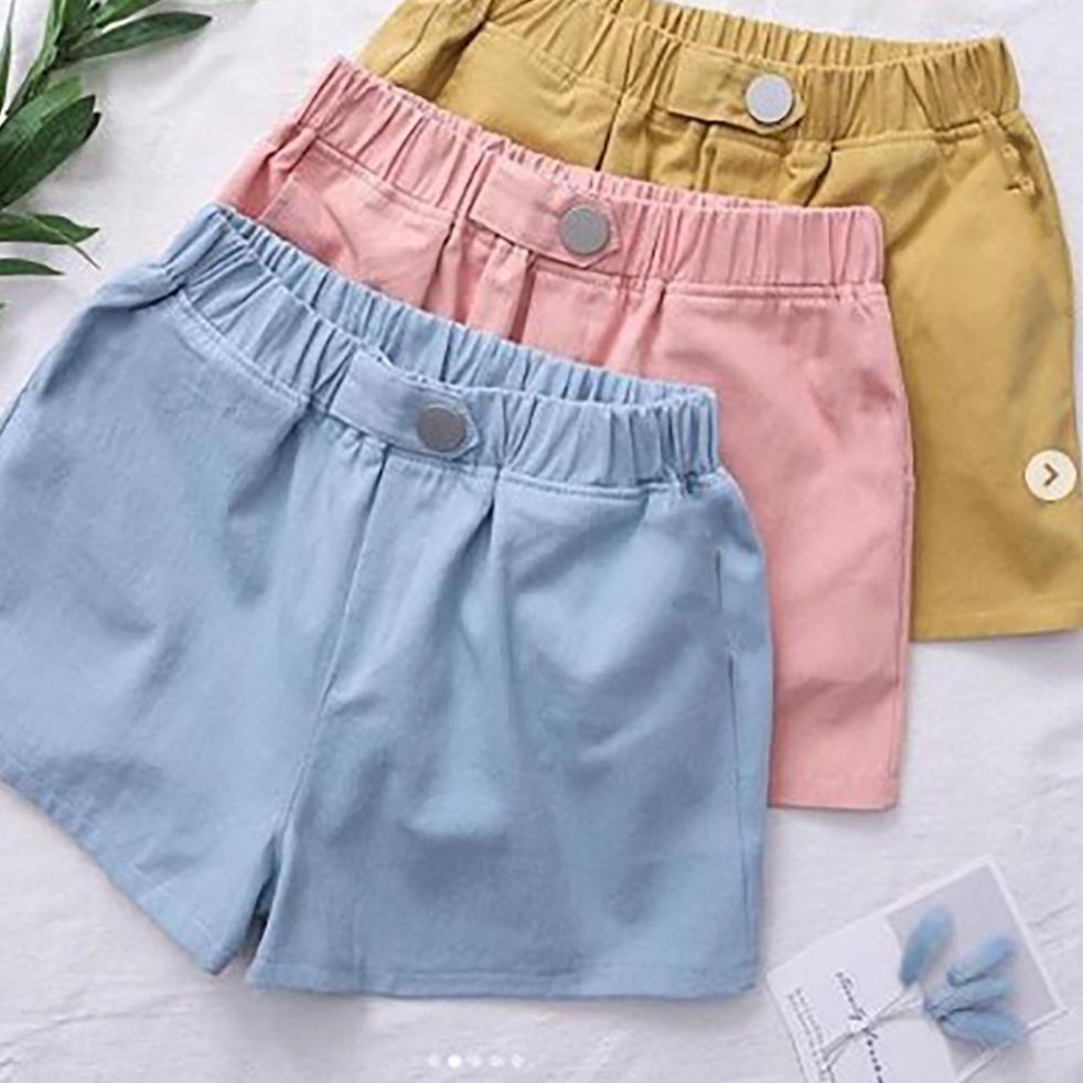 [BR QR 13F7Bq] Bichon pants - celana pendek bichon - bahan crepe ▼