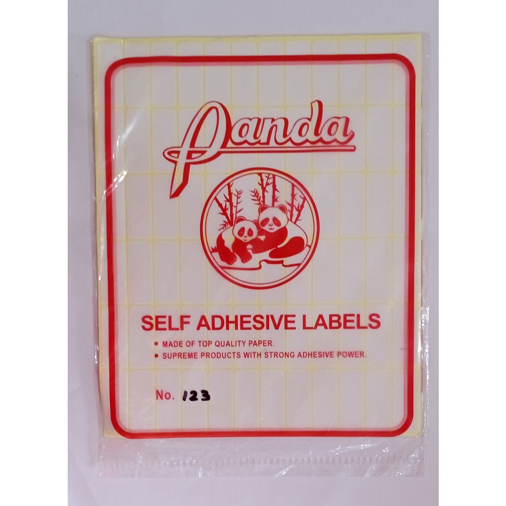

Label Harga No.123