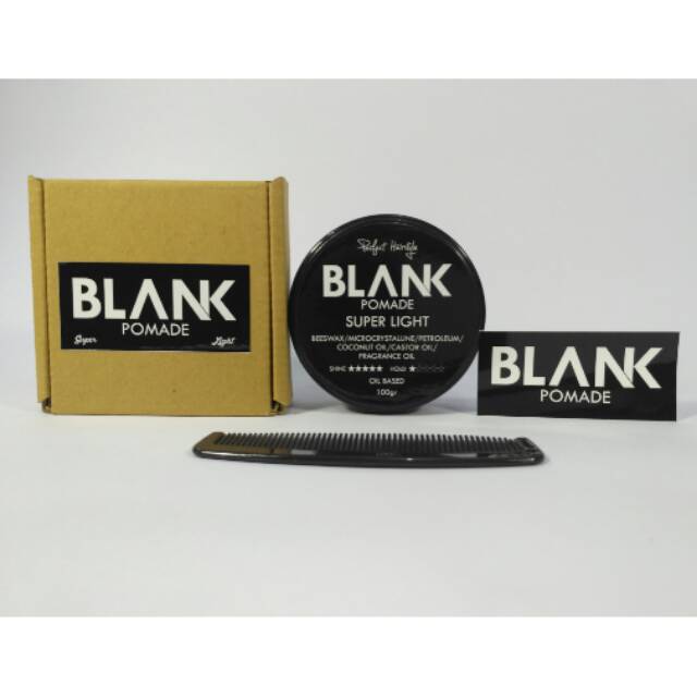 Blank Pomade Super Light Premium termurah 100gr