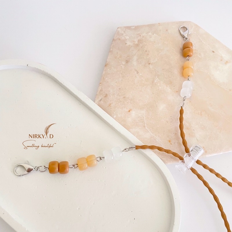 Zara Strap Masker / Connector Masker / Strap Mask 2 in 1 Hijab / Tali Masker Hijab / Pengait Masker 