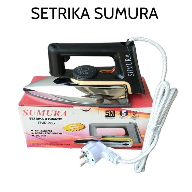 Setrika Listrik SUMURA SMR-333 STENLISS BODY MANTAP