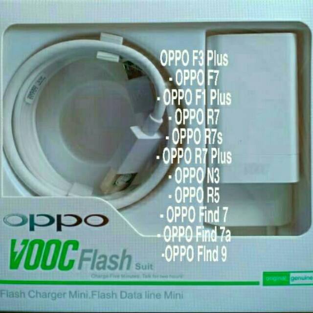 Charger Oppo Vooc 4A / R9 / F7