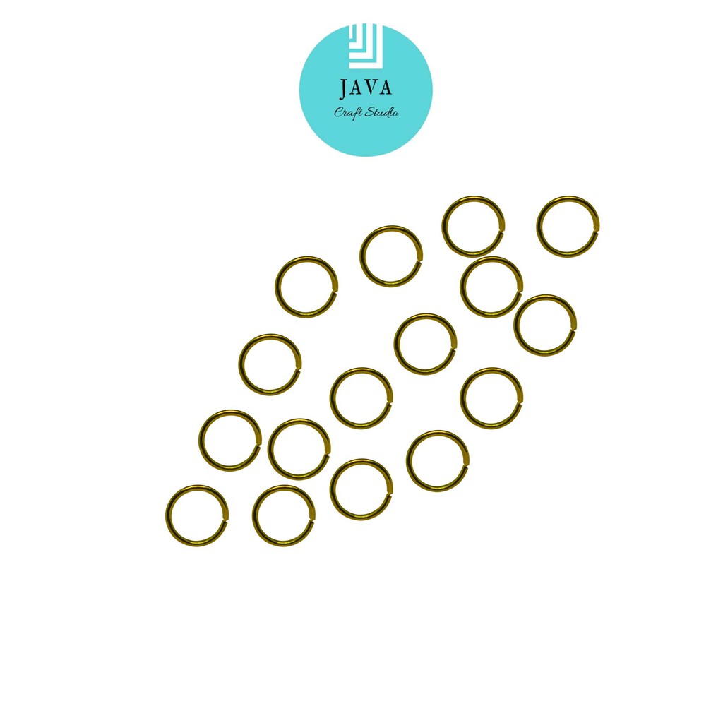 Ring Kecil Lebar 1 cm  Tebal 1 mm Warna Gold Per 170 Pcs RO 1010 GOLD