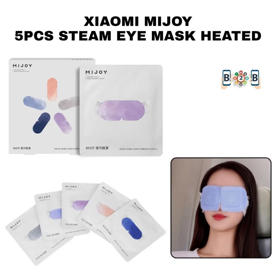 MIJOY 5 Pcs Steam Eye Mask Heated - Masker Mata