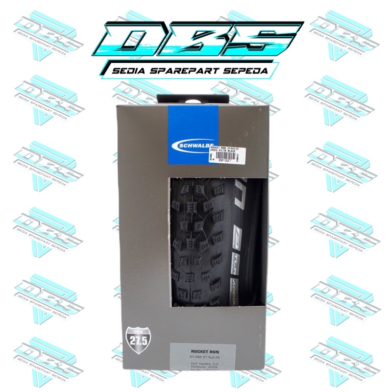 BAN LUAR SCHWALBE ROCKET RON 27.5 X 2.25 ADDIX BLACK TIRE MTB 27.5inch