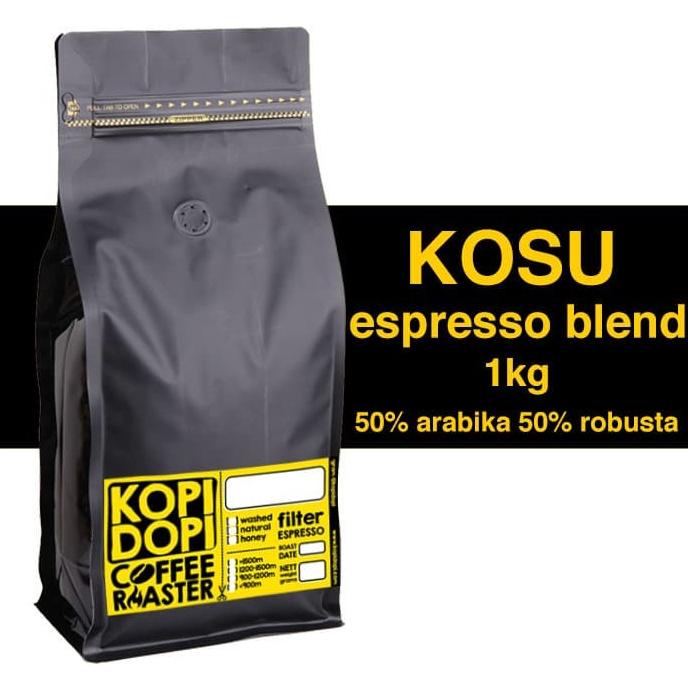 

TERLARIS Kopi Espresso Blend KOSU 50:50 1 kg /KOPI RUBE/KOPI KAPAL API/KOPI SLB/KOPI PEJUANG/KOPI BUBUK