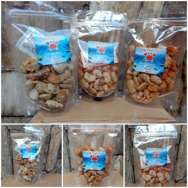 

Baby Crab Crispy Jumbo 100gr Cemilan Kekinian