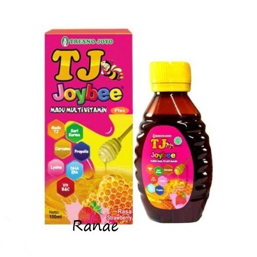 STRAWBERRY - 100ml Tresno Joyo TJ JOYBEE Madu Multivitamin