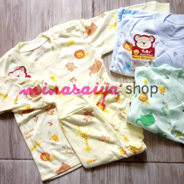 TARA Setelan Bayi SNI Lengan Panjang Seri Warna Uk. S - XL