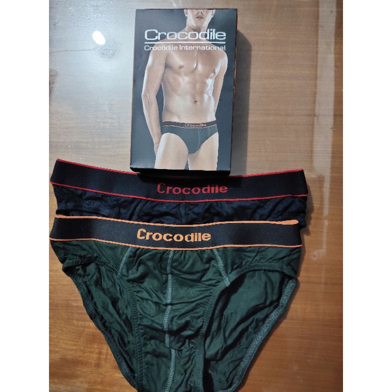 CELANA DALAM CROCODILE  BAMBU 271 + 1 MASKER / CD CROCODILE PRIA / CD CROCODILE BAMBOO 1 PACK ISI 2 PCS