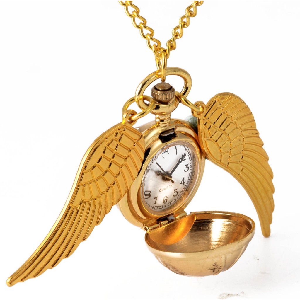 GSPW golden snitch harpot harry bola ball necklace watch jam saku kalung