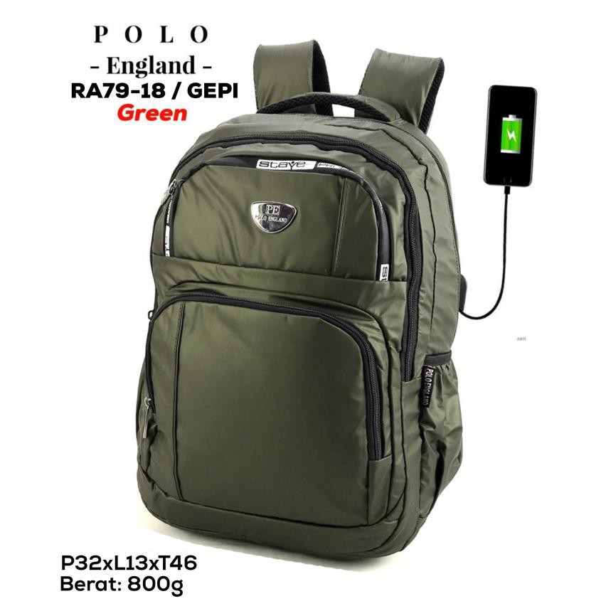 GudangTas Obral Tas Ransel Polo England Original - tas ransel polo Bahan Parasut (barang reject)
