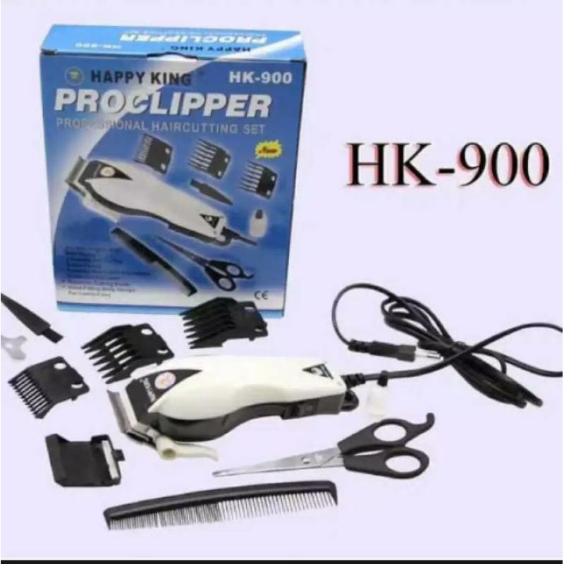 ALAT CUKUR RAMBUT HK-900 / CUKURAN RAMBUT HAPPY KING PROCLIPPER HK-900