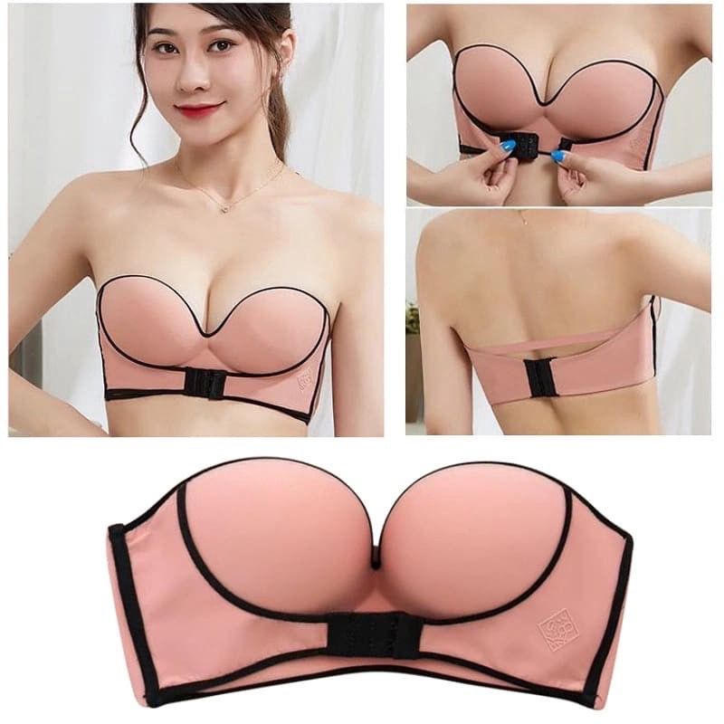 [ LINGERIE MASTER ] - B-36 TERMURAH Bra Push Up BH Bralette Bra Sexy Import Anti Slip Sexy untuk Wanita Bra One-Piece-2