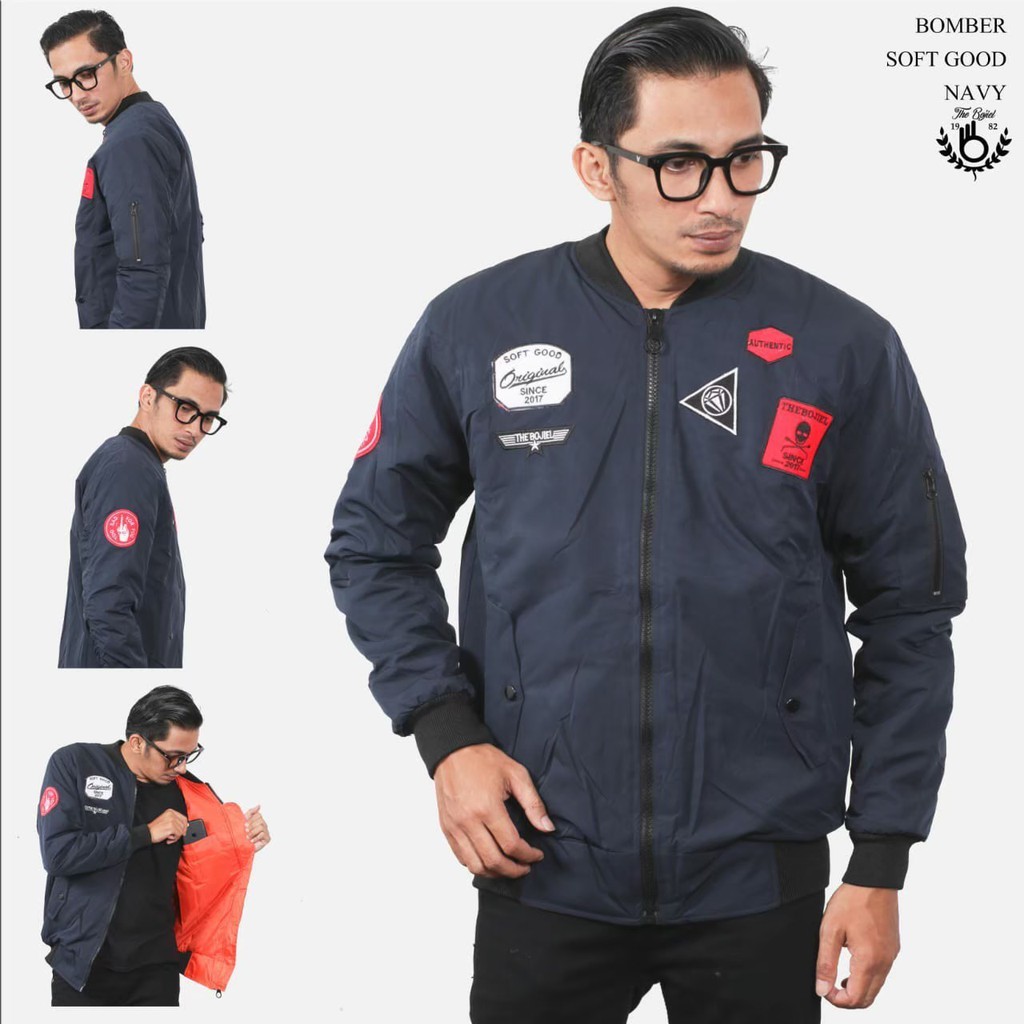 TERBARU!! JAKET BOMBER PILOT/ JAKET PRIA BOMBER SOFT GOOD