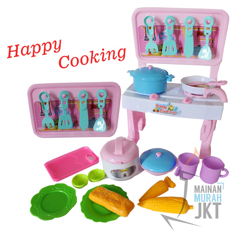 MAINANKEI ANAK PEREMPUAN HAPPY COOKING OCT 2334 SET KITCHEN MASAK MASAKAN