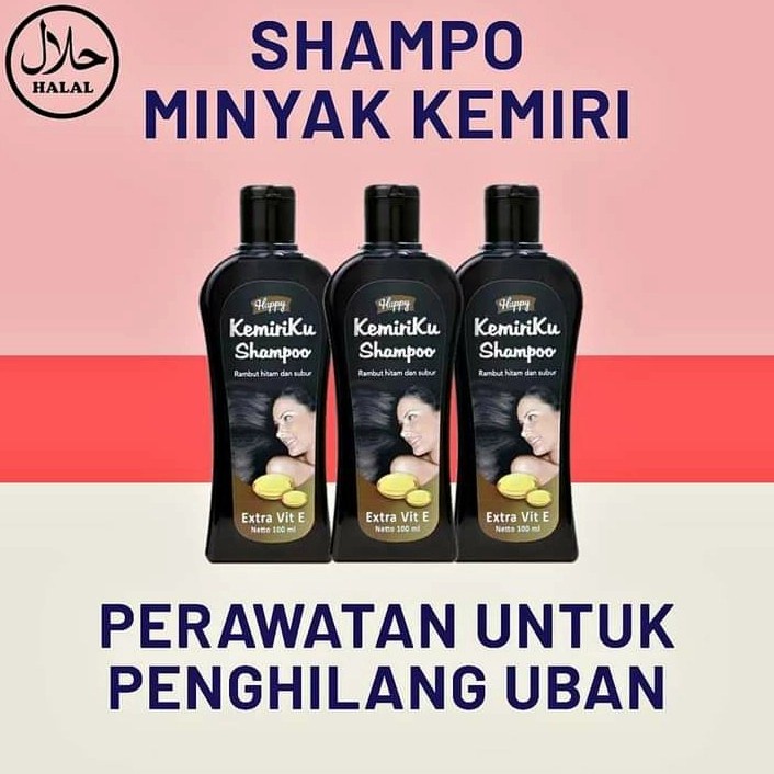 PROMO!!!Paket Hemat Happy Kemiriku Shampoo Minyak Rambut Hair Tonic