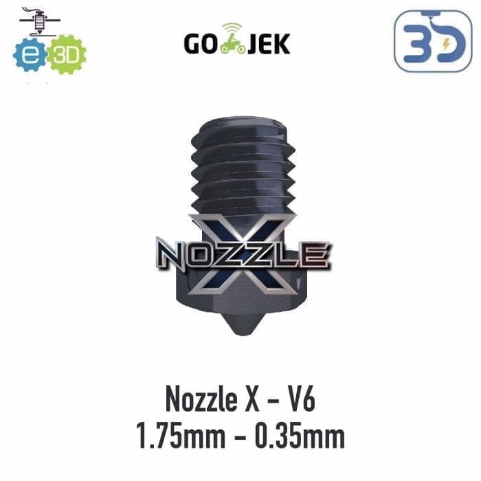 Original E3D Nozzle X V6 0.35mm 1.75mm from UK