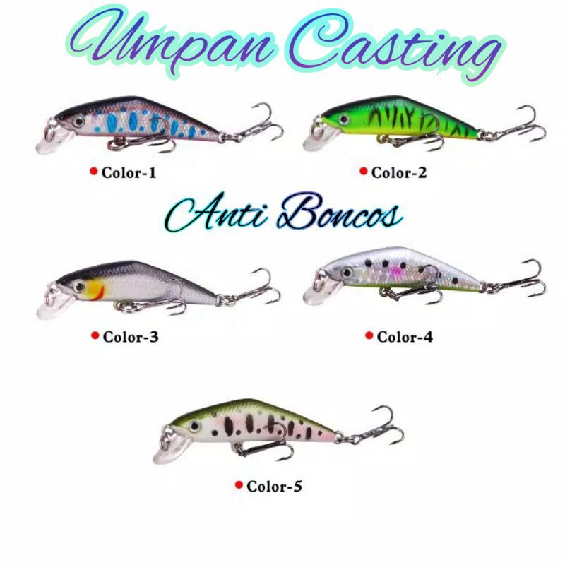 Minnow Umpan Casting UL Andalan