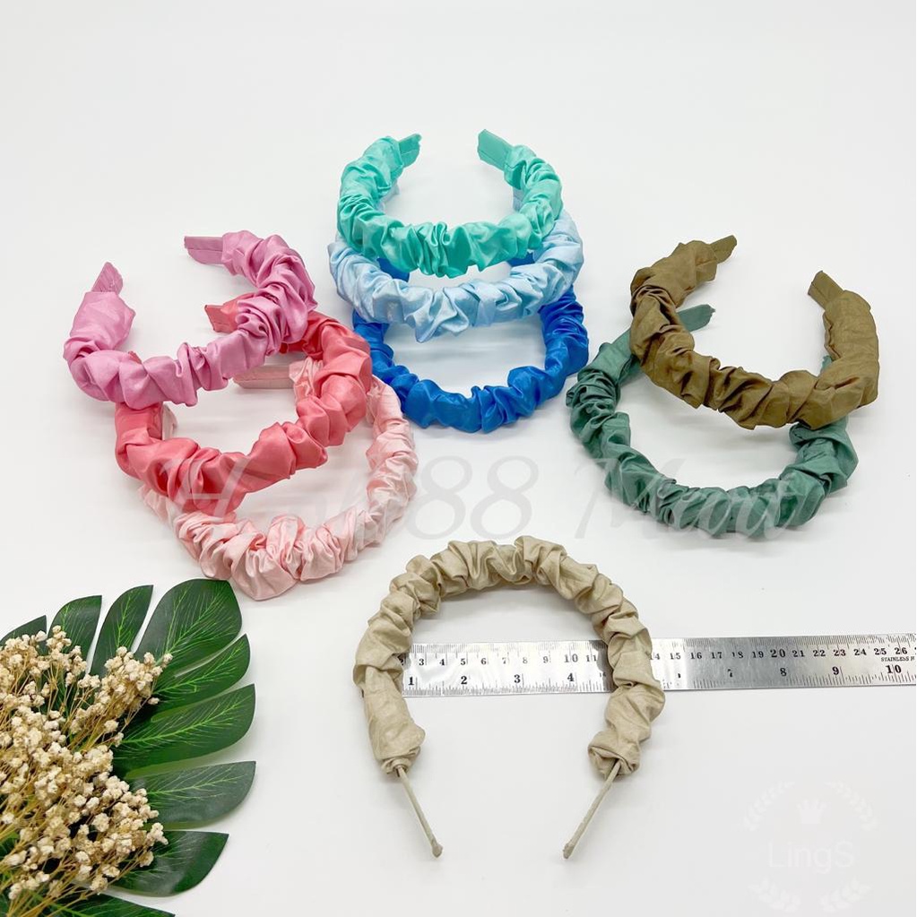 Bando Rambut Korea Import Scrunchie / Satin / Bando Rambut Murah / Bando Rambut Import