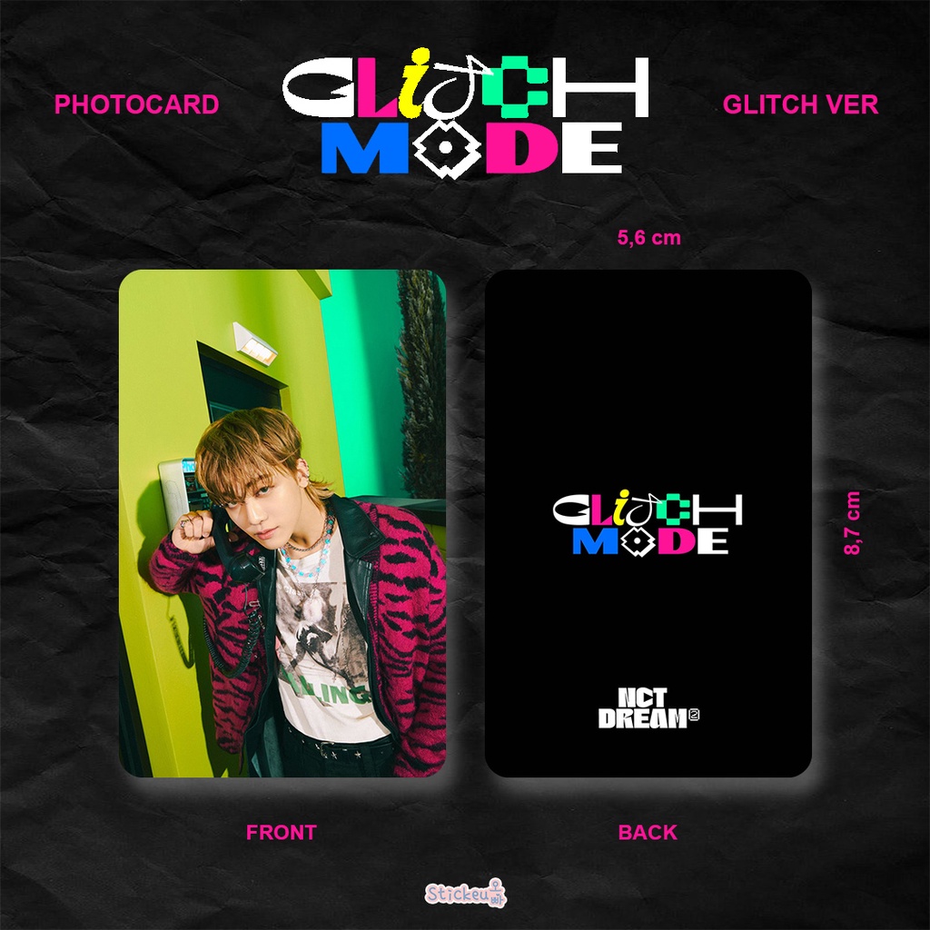 Photocard NCT Dream Glitch Mode (Glitch Ver)