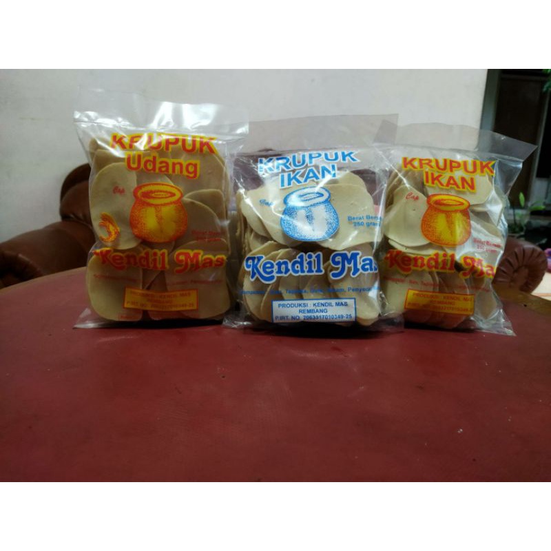 

Kendil Mas Kerupuk 250gr (Udang Premium, Ikan Premium, Ikan Regular)