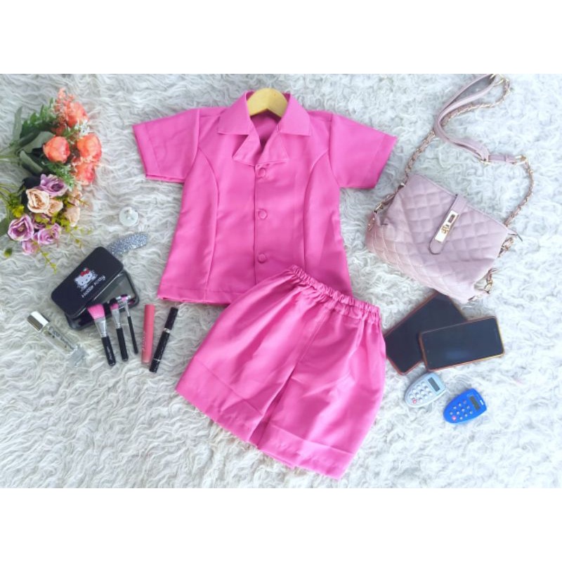 baju bhayangkari anak/seragam bhayangkari anak/baju bhayangkari anak/kostum bhyangkari anak