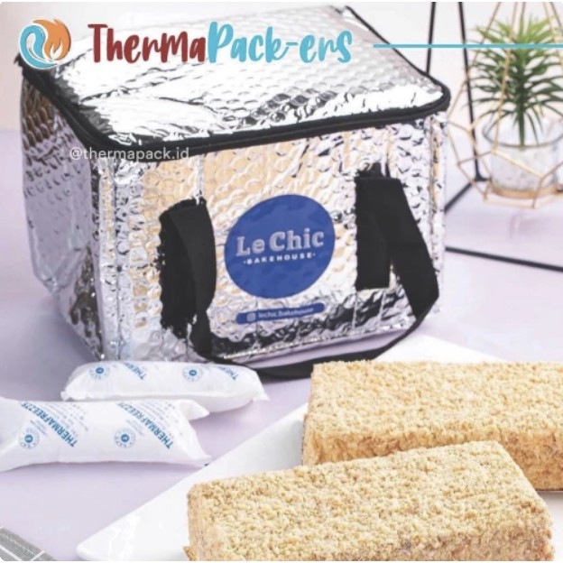 ThermaPack Insulated Cake Bag | Tas Cooler Kue | Thermal Aluminium Bag