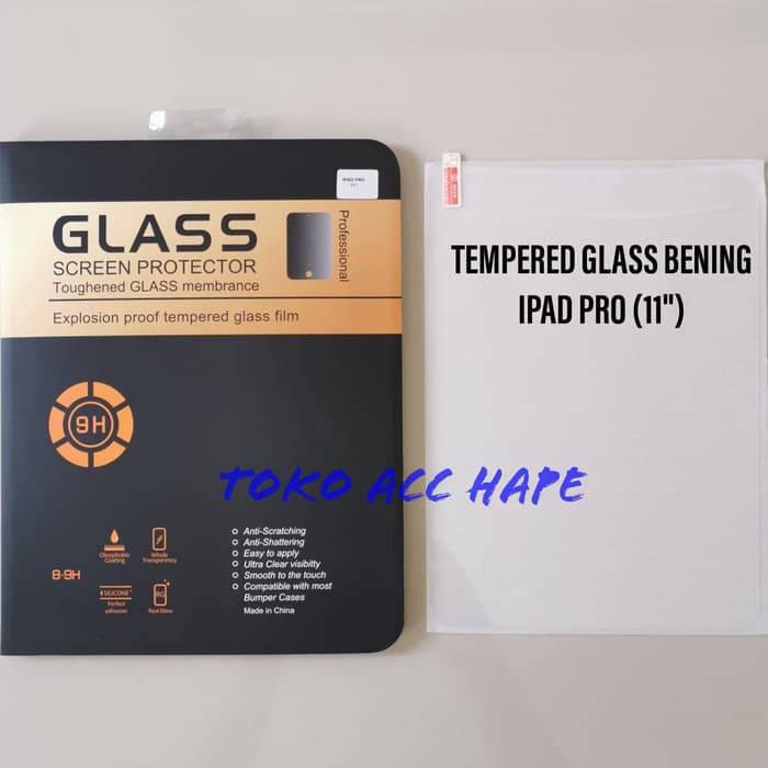 TEMPERED GLASS IPAD PRO (11&quot;)/IPAD AIR 4/AIR 5 KACA BENING/CLEAR PREMIUM TERMURAH