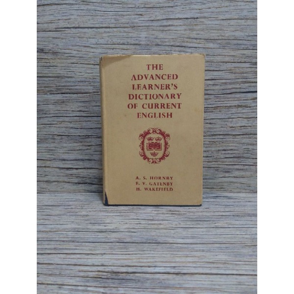 THE ADVANCED LEARNER'S DICTIONARY OF CURRENT ENGLISH - Hornet, Gatenby