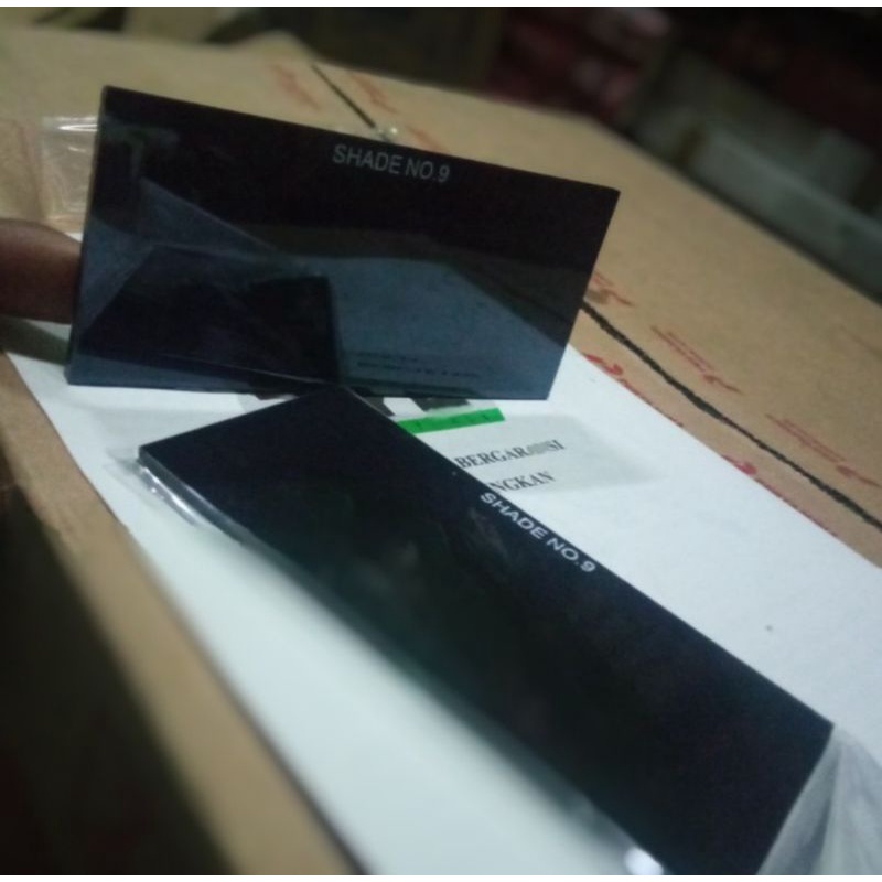 Promo KACA LAS HITAM NO 9.10.11 kaca kedok las /helm las