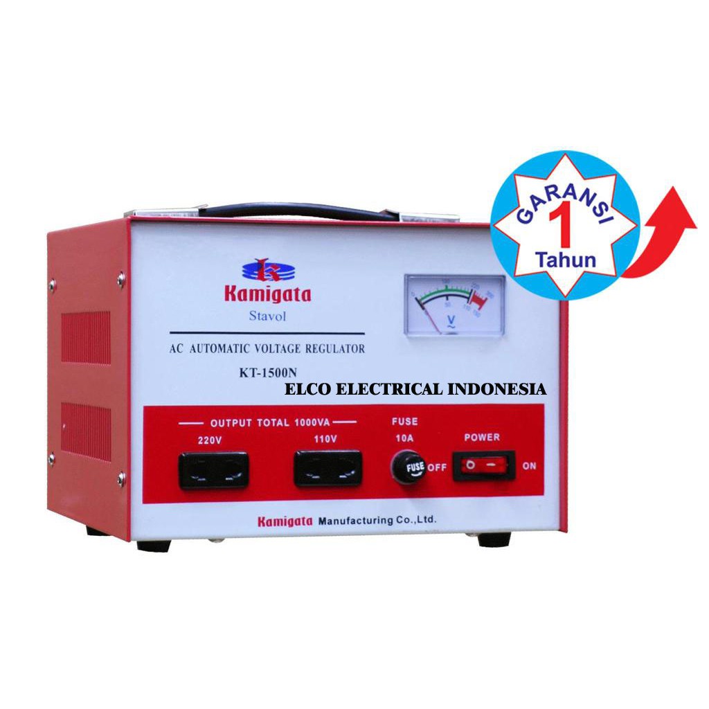 Kamigata Stabilizer Stavol 1500 N  /Menstabilkan Listrik garansi 1 tahun