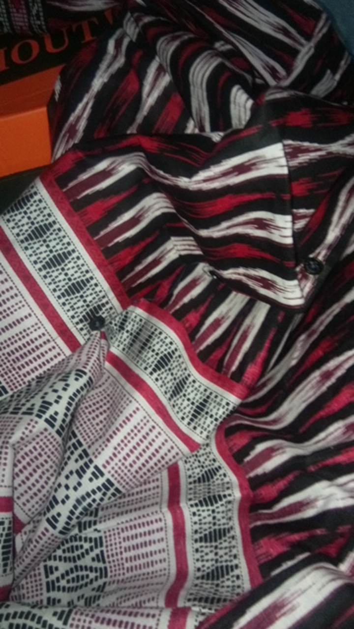 Kemeja Batik Pria | Batik Etnik Pria Motif Gorga Dan Ulos