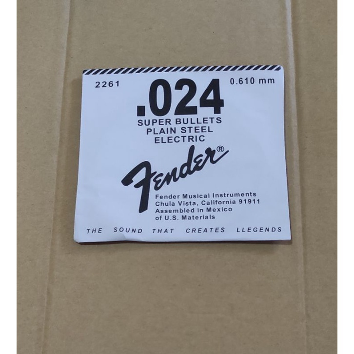 Senar eceran gitar akustik no.4 merek fender