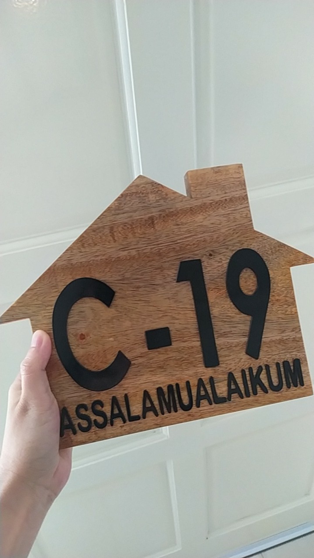 Nomor Rumah Huruf Timbul Akrilik