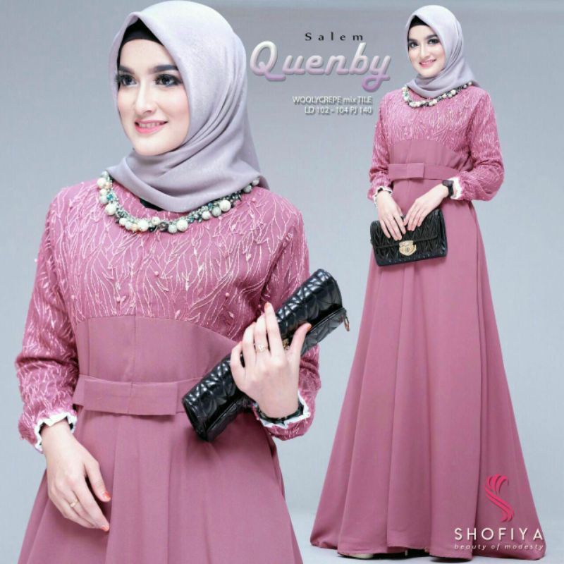 Gamis lebaran Payet / gamis lebaran polos / gamis lebaran brukat / gamis lebaran brokat / gamis leba