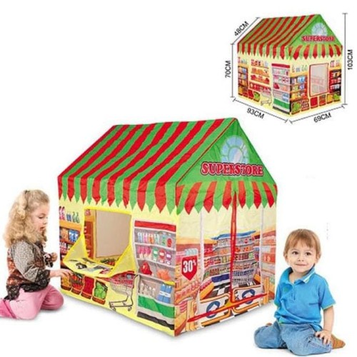 Mainan Tenda Rumah Kemah Bermain Anak - Play House Makassar